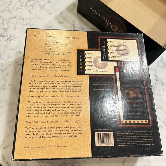 Wise and Otherwise Sayings Board Game - Picture 2 of 8